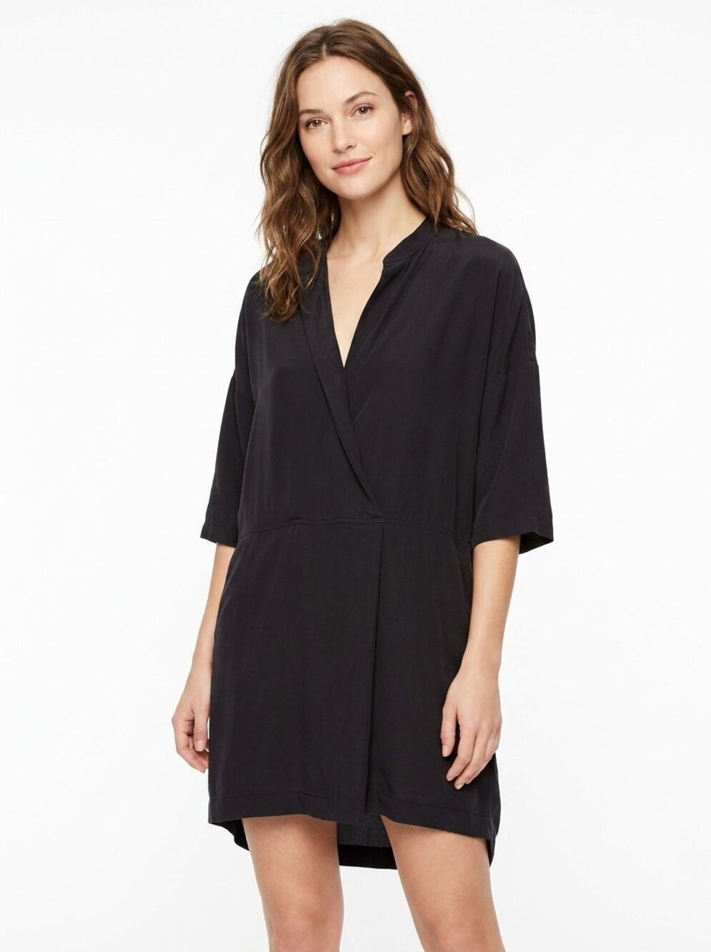 NWT J.Crew 100% Silk Gray Mini Shift Lightweight Dress Women Size S